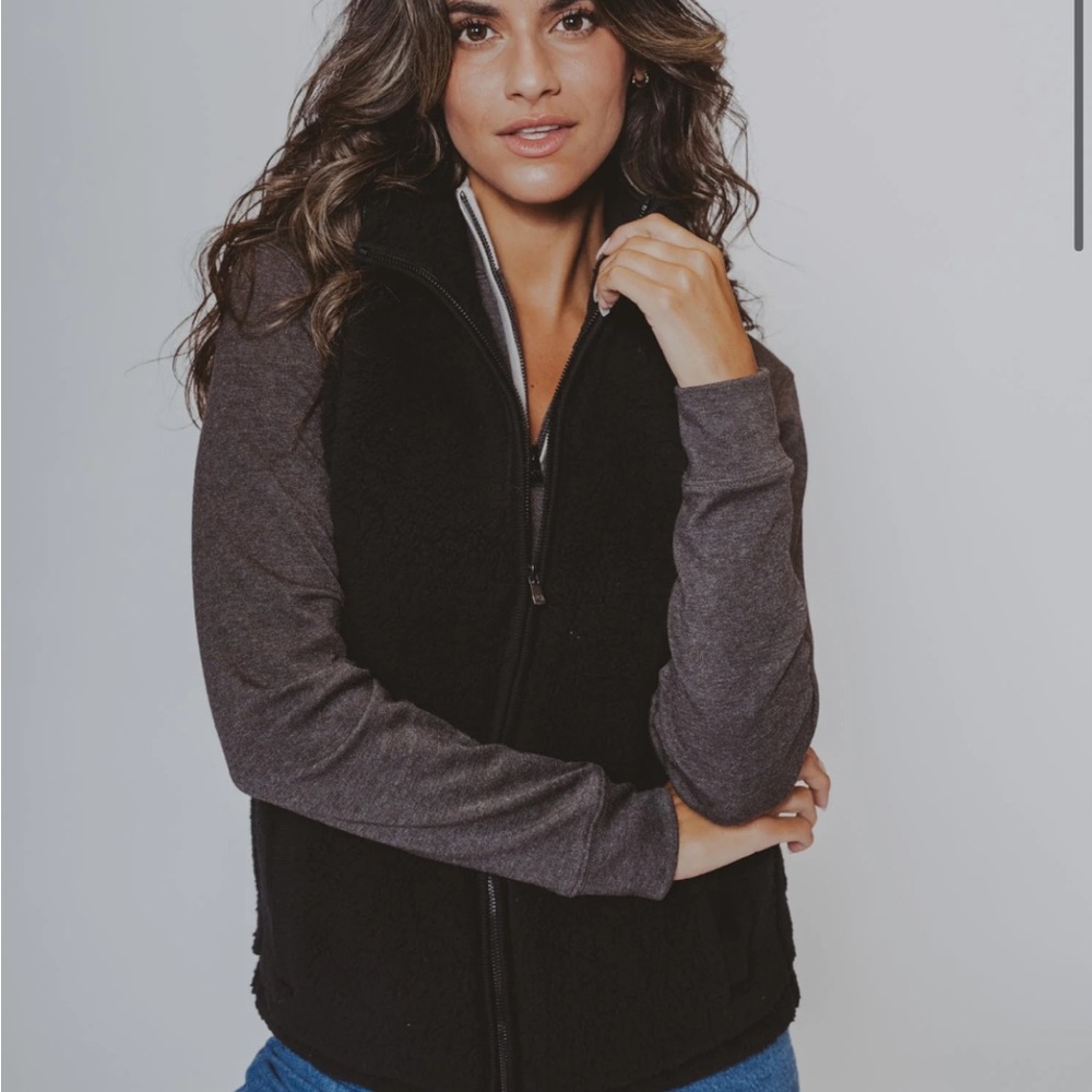 Black Teddy Vest